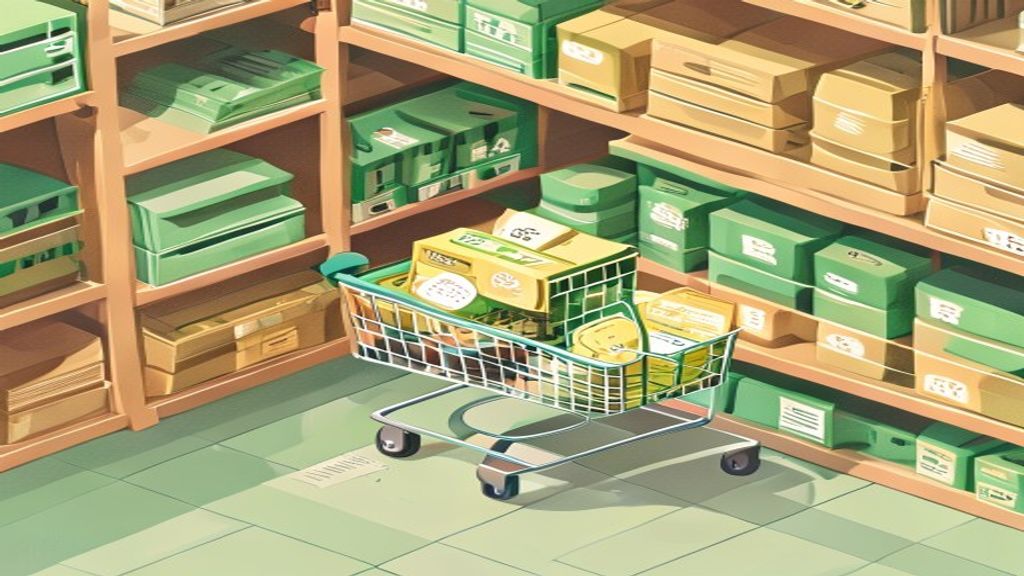 せどりの不良在庫が利益を蝕む構造のイラスト